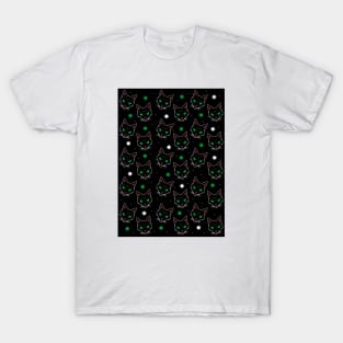 Desain Cat black home pattern T-Shirt